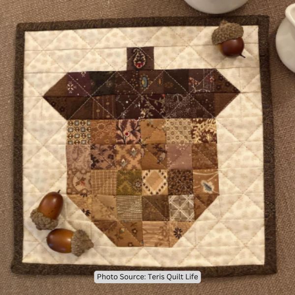 Acorn Quilt Idea from Teris Quilt Life