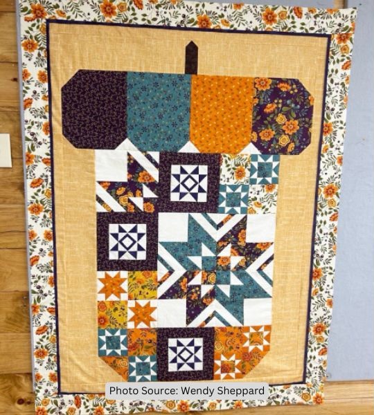 Acorn Quilt Idea from Wendy Sheppard