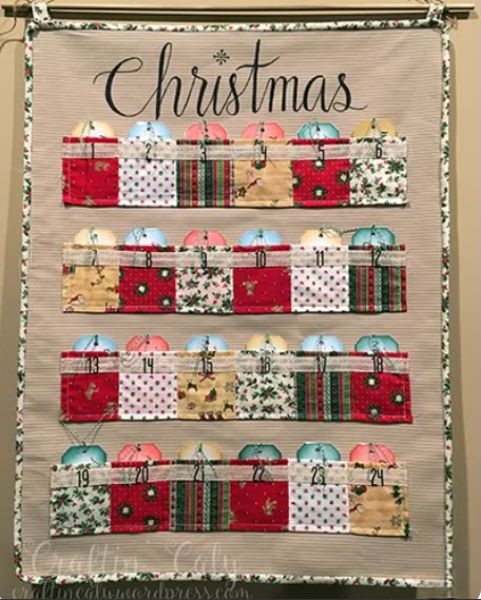 Advent Calendar Quilt Idea from Caly Person