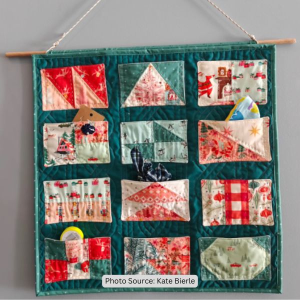 Advent Calendar Quilt Idea from Kate Bierle