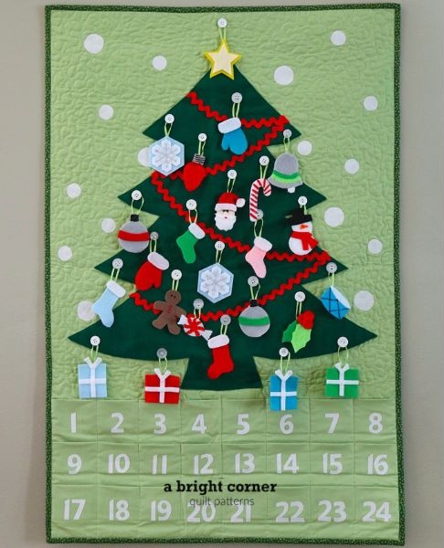 Advent Calendar and Ornaments Quilt Pattern - etsy