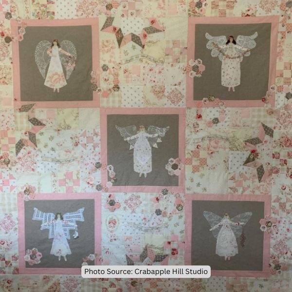 Angel Quilt Idea from Crabapple Hill Studio