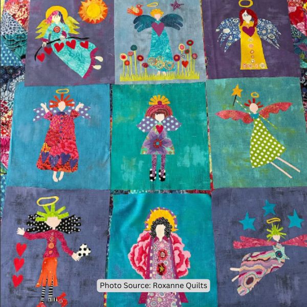 Angel Quilt Idea from Roxanne Quilts