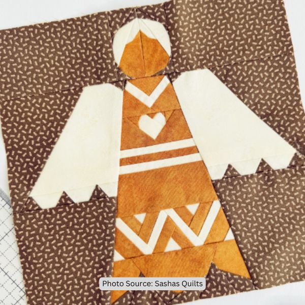 Angel Quilt Idea from Sashas Quilts