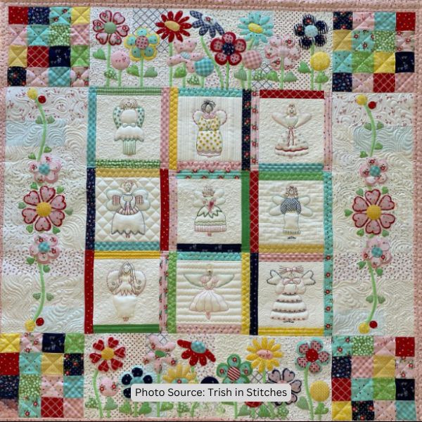 Angel Quilt Idea from Trish in Stitches