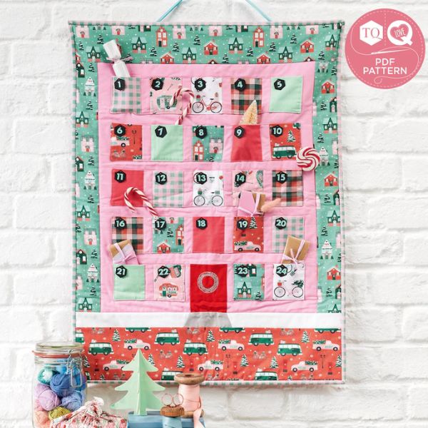 Apartment Block Advent Calendar Quilt Pattern - etsy