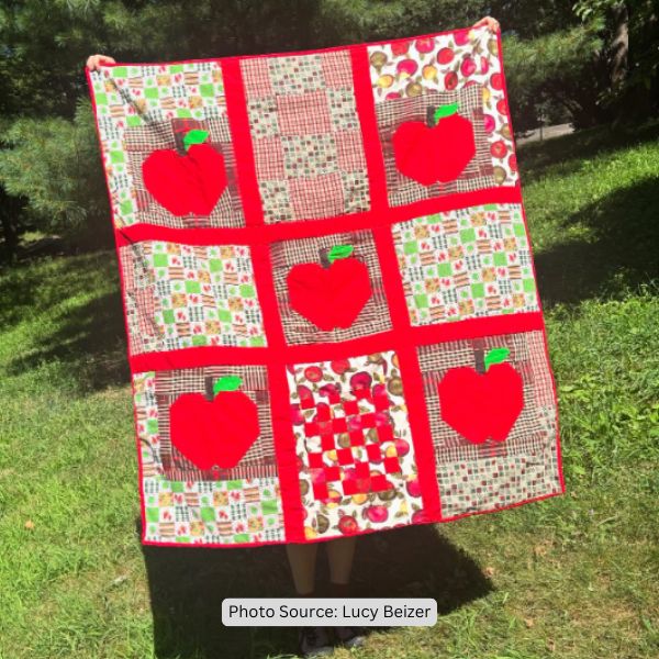 Apple Quilt Idea from Lucy Beizer