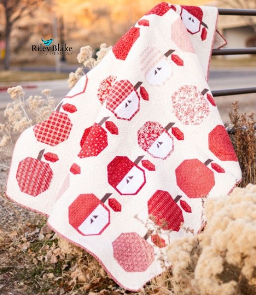 Apple Quilt Idea from Riley Blake Designs