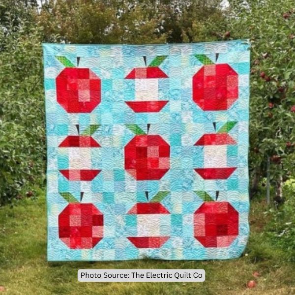 Apple Quilt Idea from The Electric Quilt Co