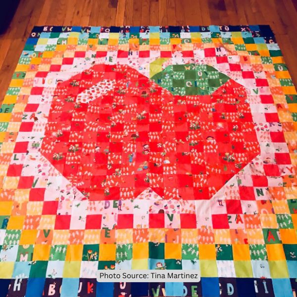 Apple Quilt Idea from Tina Martinez