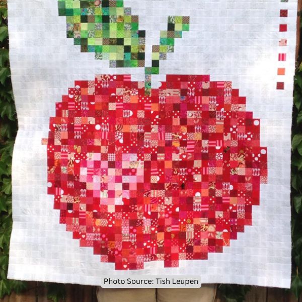 Apple Quilt Idea from Tish Leupen