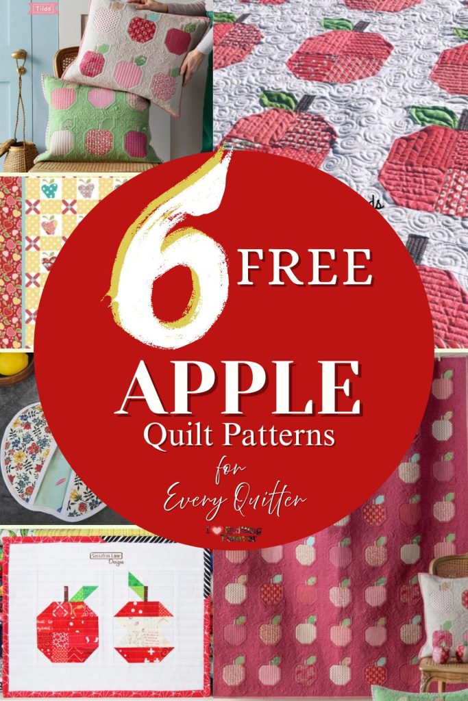 Apple Quilt Patterns Roundup 3 ILQF Pinterest