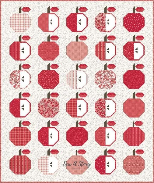 Apple Season Quilt Pattern - etsy