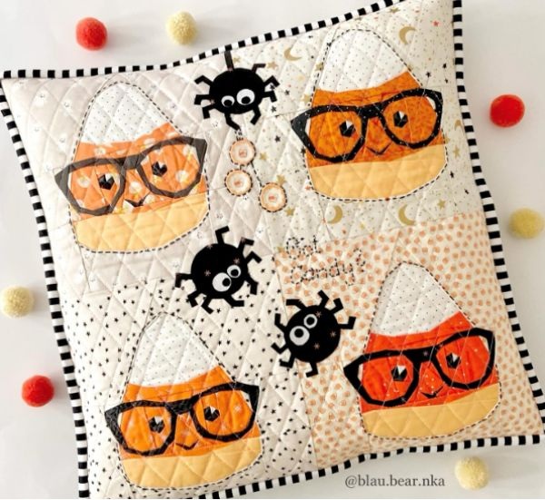 Candy Corn Quilt Idea from Blau.Bear.Nka