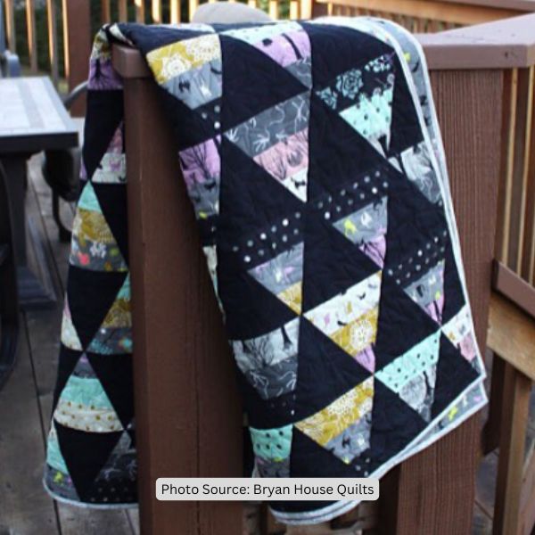 Candy Corn Quilt Idea from Bryan House Quilts