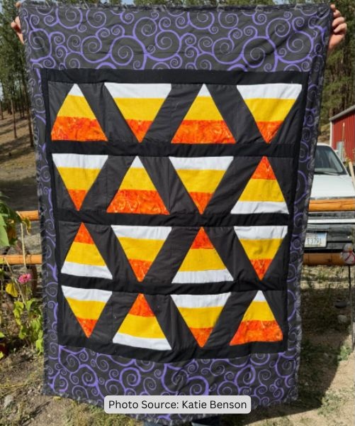 Candy Corn Quilt Idea from Katie Benson