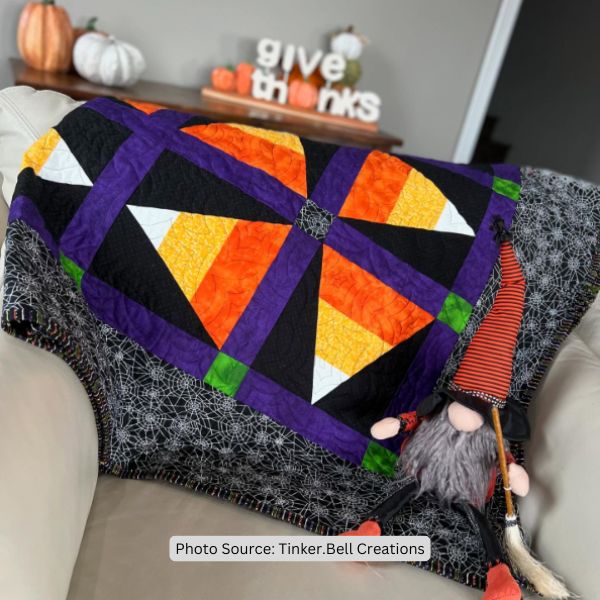 Candy Corn Quilt Idea from Tinker.Bell Creations