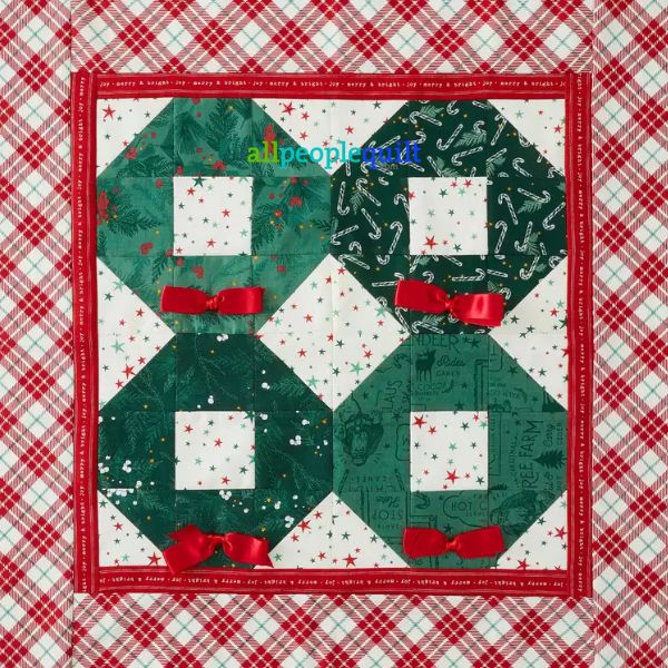 Christmas Greenery - free quilt pattern