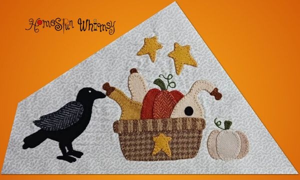 Crazy Autumn Quilt Block Pattern - etsy