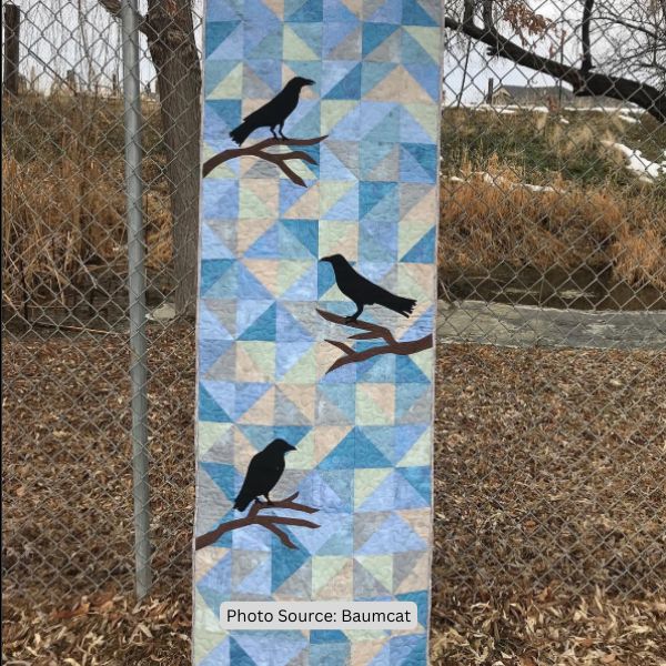 Crow Quilt Idea from Baumcat