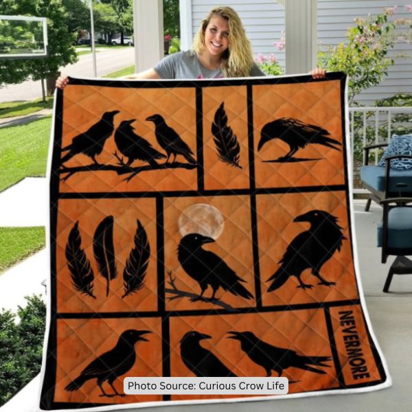 Crow Quilt Idea from Curious Crow Life