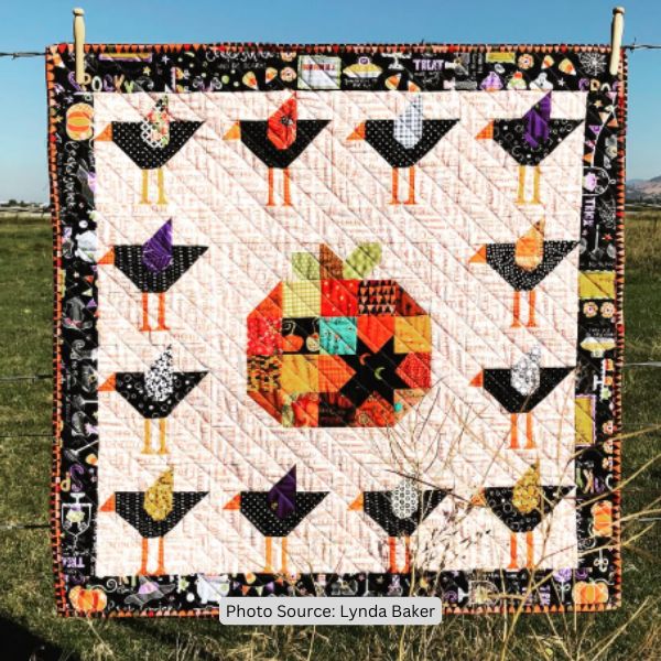 Crow Quilt Idea from Lynda Baker