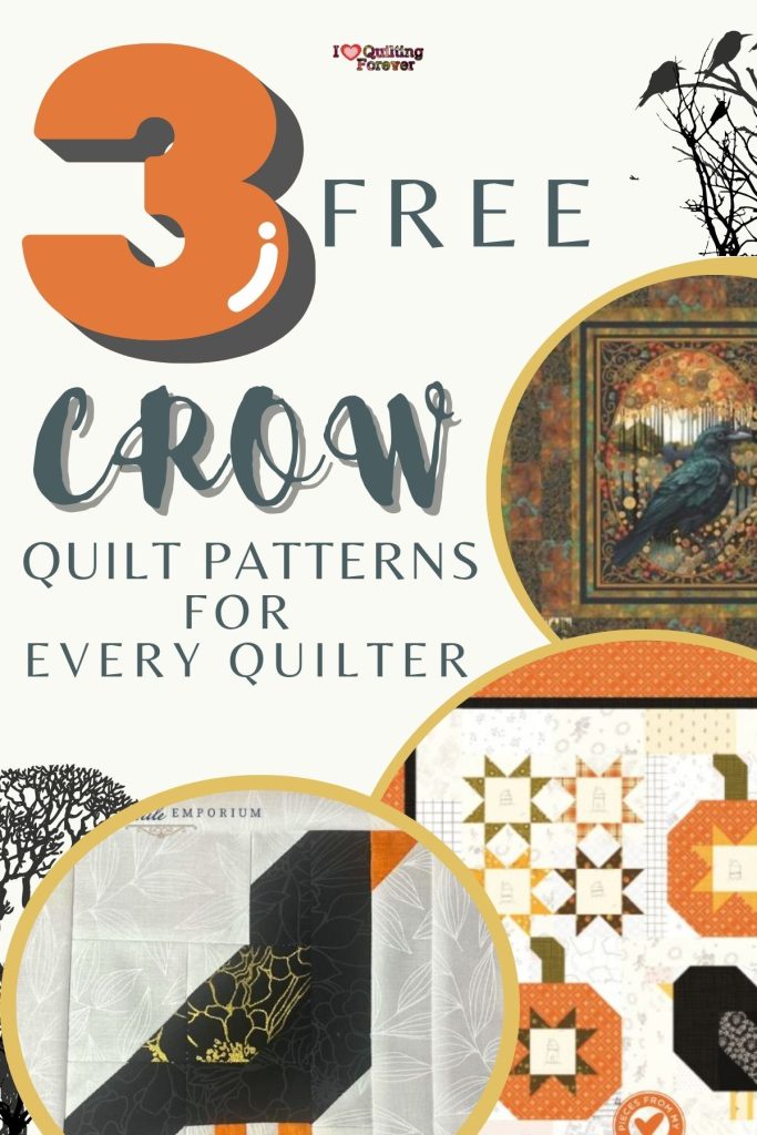 Crow Quilt Patterns Roundup 2 ILQF Pinterest