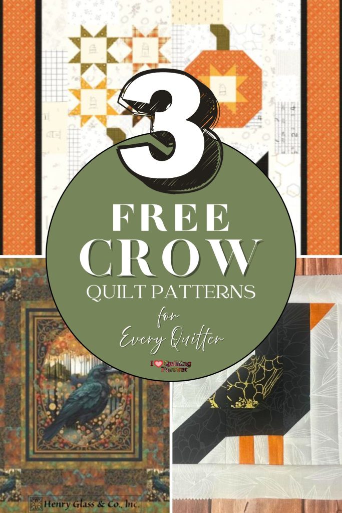 Crow Quilt Patterns Roundup 4 ILQF Pinterest