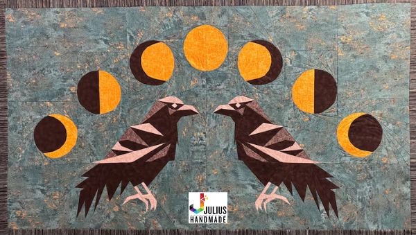 Crows And Moon Phases Quilt Pattern - etsy