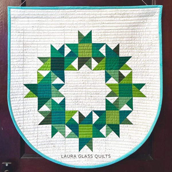 Evergreen Wreath Quilt Pattern - etsy