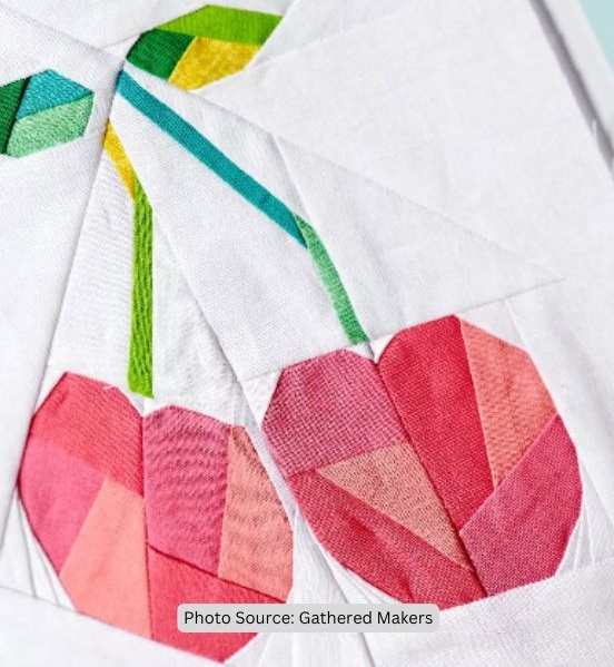 Fruit Quilt Idea from Gathered Makers