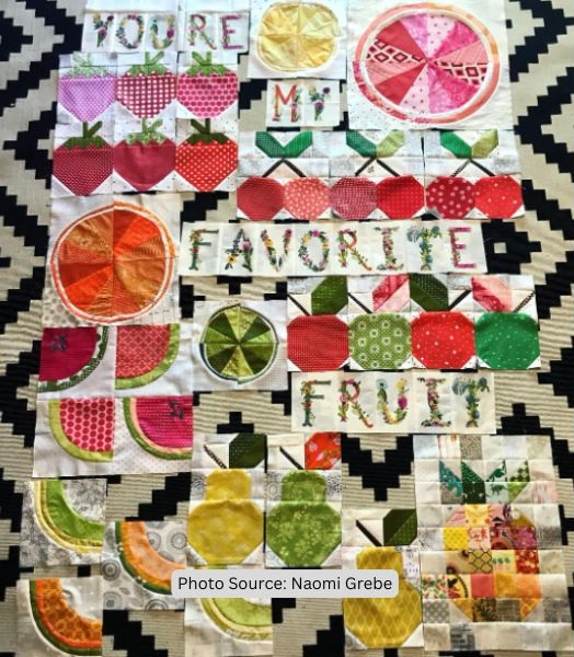 Fruit Quilt Idea from Naomi Grebe