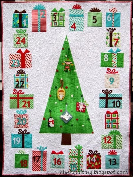 Fun Advent Calendar Quilt Pattern - etsy