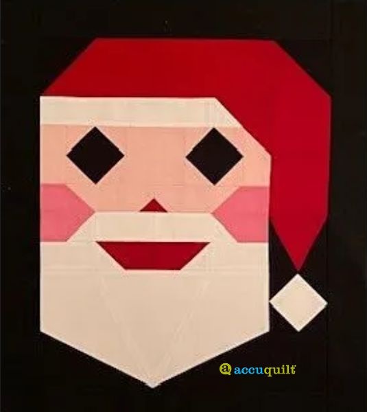 GO! Six Twelve Santa Block - free quilt pattern