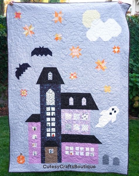 Halloween Quilt Pattern - etsy