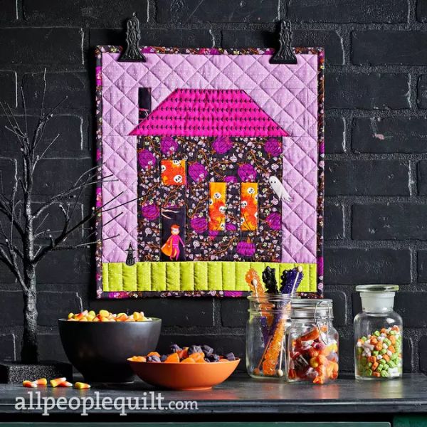 Haunted Hideout Halloween - free quilt pattern