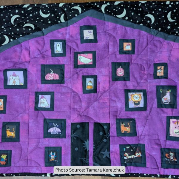 Haunted House Quilt Idea from Tamara Kerelchuk
