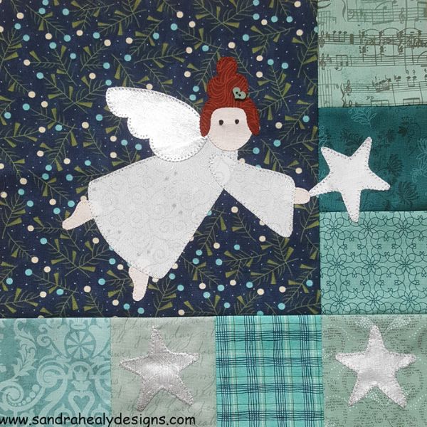 I Wish You a Merry Angel Block - free quilt pattern