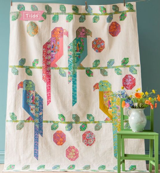 Mango Garden - free quilt pattern
