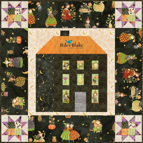 My Ghoul Friends' House Quilt Pattern - free quilt pattern