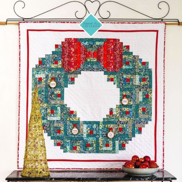 New Traditions Christmas Wreath Quilt Pattern - etsy