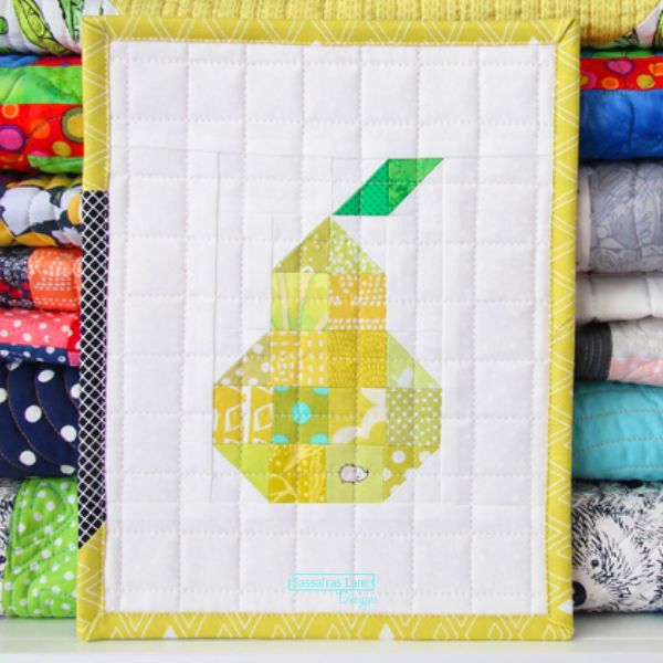 Pear Mini - free quilt pattern