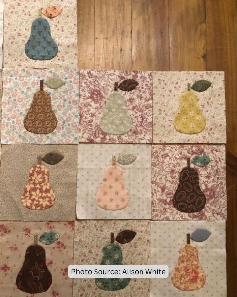 Pear Quilt Idea from Alison White