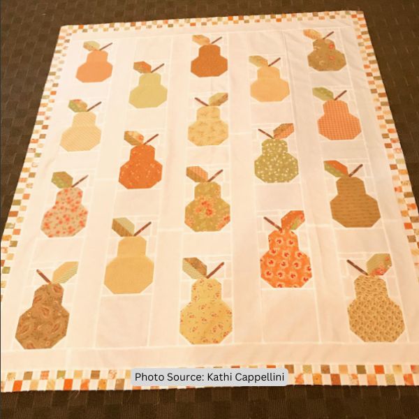 Pear Quilt Idea from Kathi Cappellini