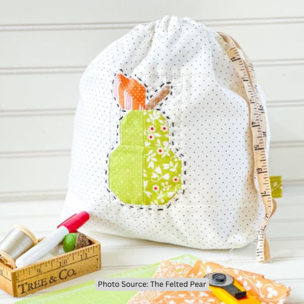 Pear Quilt Idea from The Felted Pear
