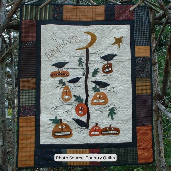 Pumpkin Tree Quilt Pattern - etsy