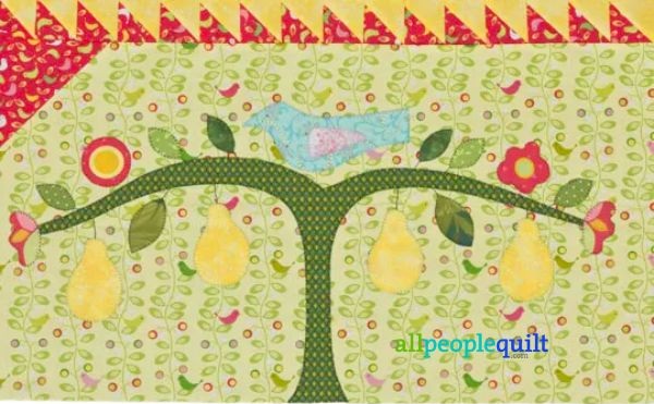 Spring Bird - free quilt pattern