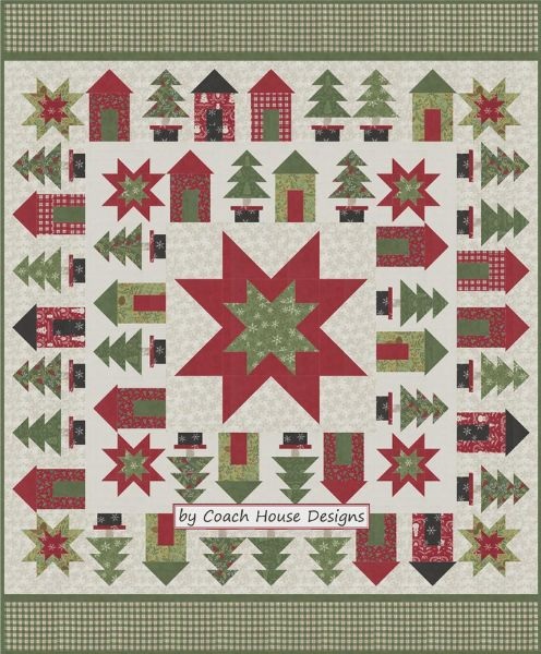Winter Village Lap Quilt Pattern - etsy