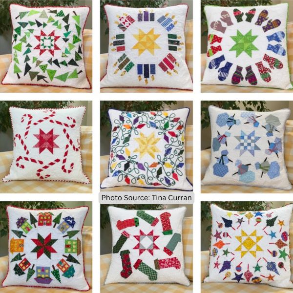 Wreath-o-rama Quilt Blocks Pattern - etsy