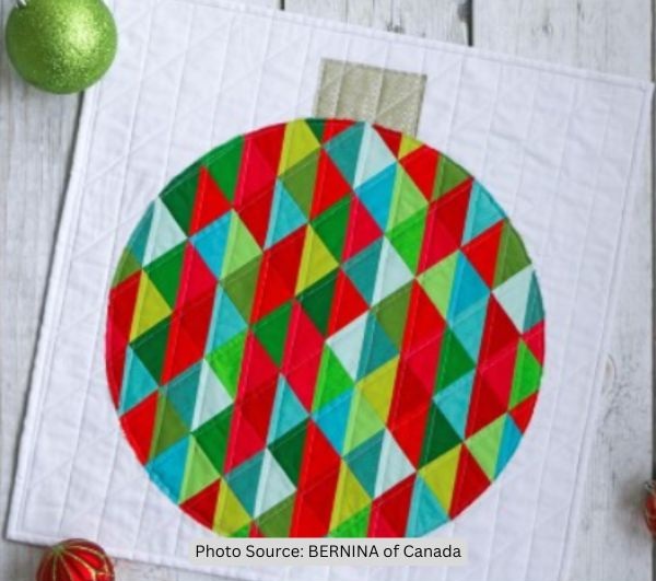 Bauble Quilt Idea from BERNINA of Canada